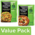ITC Master Chef Vegetable Biryani & Paneer Makhani Ready to Eat Cooking Masala Paste Combo, 80 g Combo 2 Items
