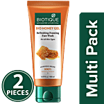 BIOTIQUE Face Wash - Bio Honey, Gel Refreshing, for All Skin Types 2x150 ml (Multipack)
