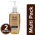Neutrogena Deep Clean Facial Cleanser - Normal to Oily Skin 2x200 ml Bottle (Multipack)