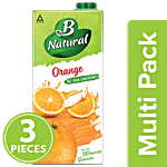 B Natural Juice - Orange Oomph 3x1 L Carton Multipack
