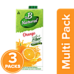B Natural Orange Fruit Beverage 3x1 L (Multipack)
