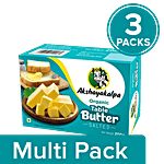 Akshayakalpa Table Butter - Salted, Organic 3x200 g Multipack