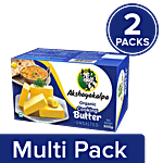 Akshayakalpa Cooking Butter - Unsalted, Organic 2x500 g Multipack