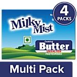 Milky Mist Cooking Butter - Unsalted 4x100 g (Multipack)