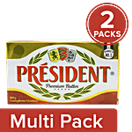 PRESIDENT  Premium Butter - Unsalted 2x500 g Multipack