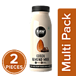 Raw Pressery Cacao Almond Milk - Lactose Free, Dairy Free, Vegan 2x200 ml Multipack