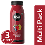 Raw Pressery Cold Extracted Juice - Life 3x250 ml Multipack