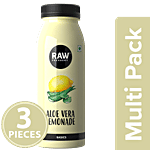 Raw Pressery Cold Extracted Juice - Basics, Aloe Vera Lemonade 3x200 ml Multipack