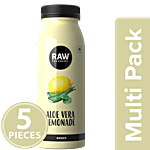 Raw Pressery Cold Extracted Juice - Basics, Aloe Vera Lemonade 5x200 ml Multipack