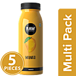 Raw Pressery Cold Extracted Juice - Basics, Mango 5x200 ml Multipack