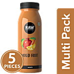 Raw Pressery Cold Extracted Juice - Basics, Mixed Fruit 5x200 ml Multipack
