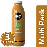 Raw Pressery Cold Extracted Juice - Basics, Sugarcane 3x1 L Multipack