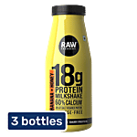 Raw Pressery Ready To Drink Protein Milkshake - Banana + Honey 3x200 ml Multipack