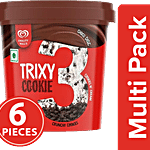 kwality walls Trixy Cookie Cup 6x110 ml Cup Multipack