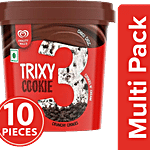 kwality walls Trixy Cookie Cup 10x110 ml Cup Multipack