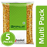 bb Popular Toor/Arhar Dal 5x1 kg Pouch Multipack