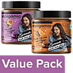 Epigamia  Ghee Spreads - Chocolate Caramel + Dark Chocolate Orange (each of 125 g) Combo 2 Items