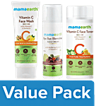 Mamaearth Face Care Kit - Face Cream, Face Wash & Face Toner Combo 3 Items