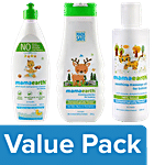 Mamaearth Baby Kit - Cleanser, Dusting Powder And Massage Oil Combo 3 Items