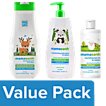 Mamaearth Baby Kit - Dusting Powder, Lotion and Hair Oil Combo 3 Items