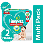Pampers  Baby Diaper - Pants, Medium, 7-12 kg, Soft Cotton, Soaks up to 12 Hours 2x50 pcs (Multipack)