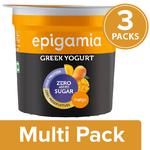 Epigamia  Greek Yogurt - Alphonso Mango, No Added Sugar, Cup 3X90 g Multipack