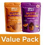 Open Secret Nuts Combo: Caramel Sea Salt  + Orange Cocoa Combo 2 Items