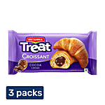 Britannia Treat Croissant - Vanilla Creme Filling 3x48.5 g 2 Items