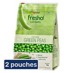 fresho! Frozen Green Peas 2 x 1 kg (Multipack)