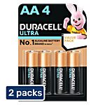 Duracell Ultra Alkaline Battery AA 2 x 4 pcs Multipack