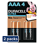 Duracell Ultra AAA Alkaline Battery 2x4 pcs (Multipack)