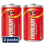 Eveready Carbon Zinc D Size Battery - Heavy Duty, 1050 R20 2 x 2 pcs Multipack