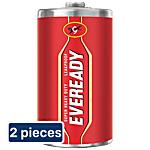 Eveready Red 1050 D Size Carbon Zinc Battery 2x1 pc (Multipack)