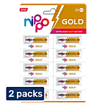 Nippo Battery AAA Gold 15V 4DG 2 x 10 pcs Multipack
