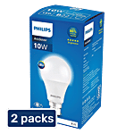 Philips Ace Saver 10 W LED Bulb - Cool Day Light 2x1 pc (Multipack)