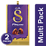 Cadbury Dairy Milk Silk Pralines Classic & Dark Chocolate - Diwali Gift Pack 2 x 264 g (Multipack)
