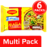 Maggi Maha 2-Minute Masala Noodles - Happy Share Pack, 90g, Pack Of 6 6x90g Multipack