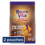 Bournvita 5 Star Magic Nutrition Drink 2 x 750 g Pouch Multipack
