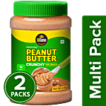 Disano Unsweetened Peanut Butter - Natural, Crunchy 2x1 kg Multipack