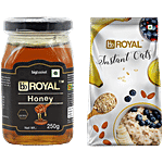 bb Royal Pure Honey, 250 g + Oats, 1 Kg Combo 2 Items