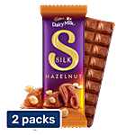 Cadbury Dairy Milk Silk Hazelnut Chocolate Bar 2x134 g (Multipack)