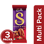 Cadbury Dairy Milk Silk Fruit & Nut Chocolate Bar 3x129 g (Multipack)