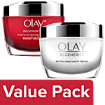 Olay Regenerist Day & Night Cream Regime - 50 g Each Combo (2 Items)