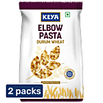 Keya Elbow Pasta - Durum Wheat Semolina 2 x 400 g Pouch Multipack