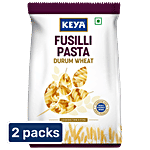 Keya Fusilli Pasta - Durum Wheat Semolina 2 x 400 g Pouch Multipack