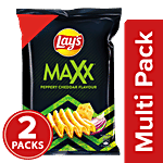 Lay's Maxx Potato Chips - Peppery Cheddar 2 x 56  g Multipack