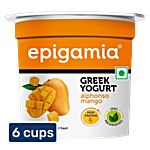 Epigamia  Alphonso Mango Greek Yogurt 6 x 85 g Multipack