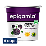 Epigamia  Wild Raspberry Greek Yogurt 6 x 85 g Multipack
