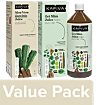 Kapiva Get Slim Juice, 1 L + Aloe Vera and Garcinia Juice, 1 L Combo 2 Items