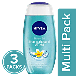Nivea Frangipani & Oil Shower Gel Body Wash 3x250 ml (Multipack)
